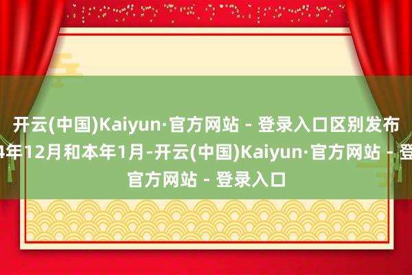 开云(中国)Kaiyun·官方网站 - 登录入口区别发布于2024年12月和本年1月-开云(中国)Kaiyun·官方网站 - 登录入口