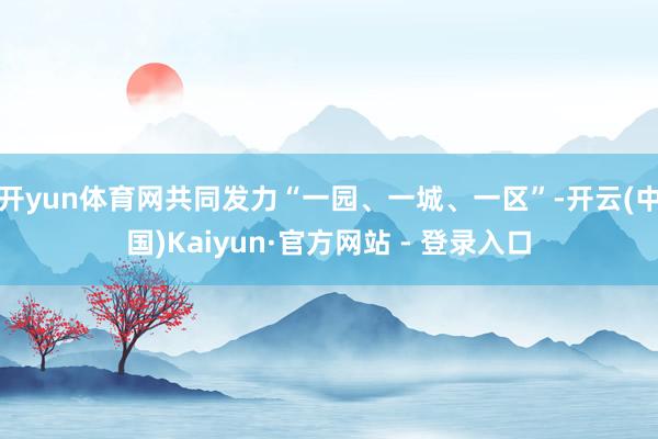 开yun体育网共同发力“一园、一城、一区”-开云(中国)Kaiyun·官方网站 - 登录入口